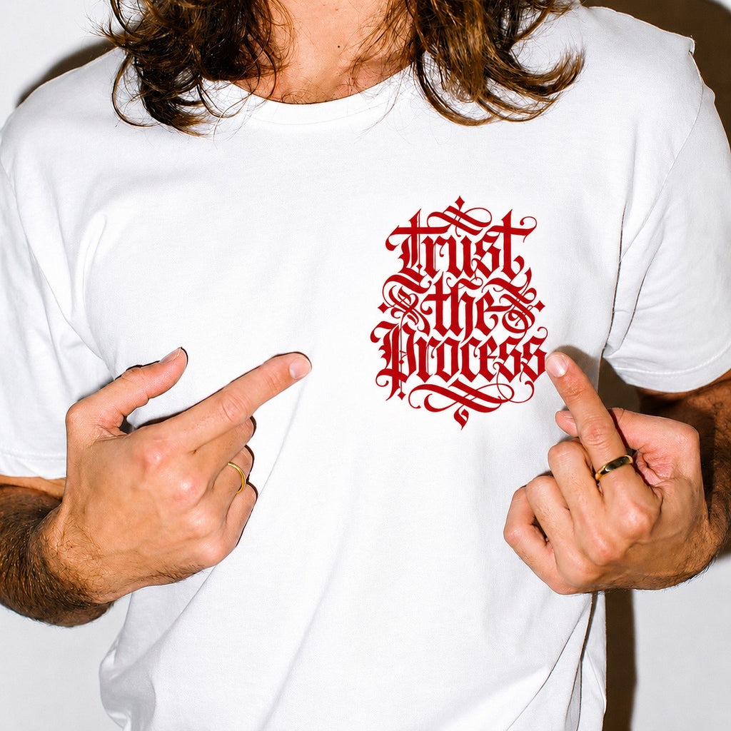 Trust the process - Left chest logo