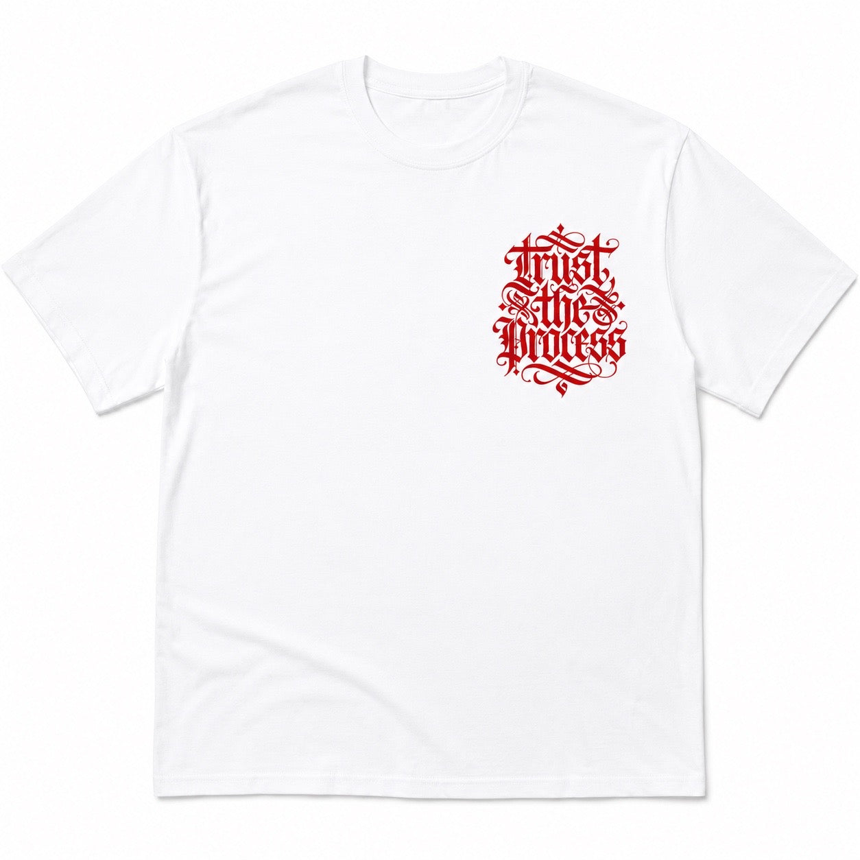 Trust the process - Left chest logo