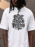 Trust the Process Champions 2026 Front Graphic T-Shirt – Gothic Football Fan Tee
